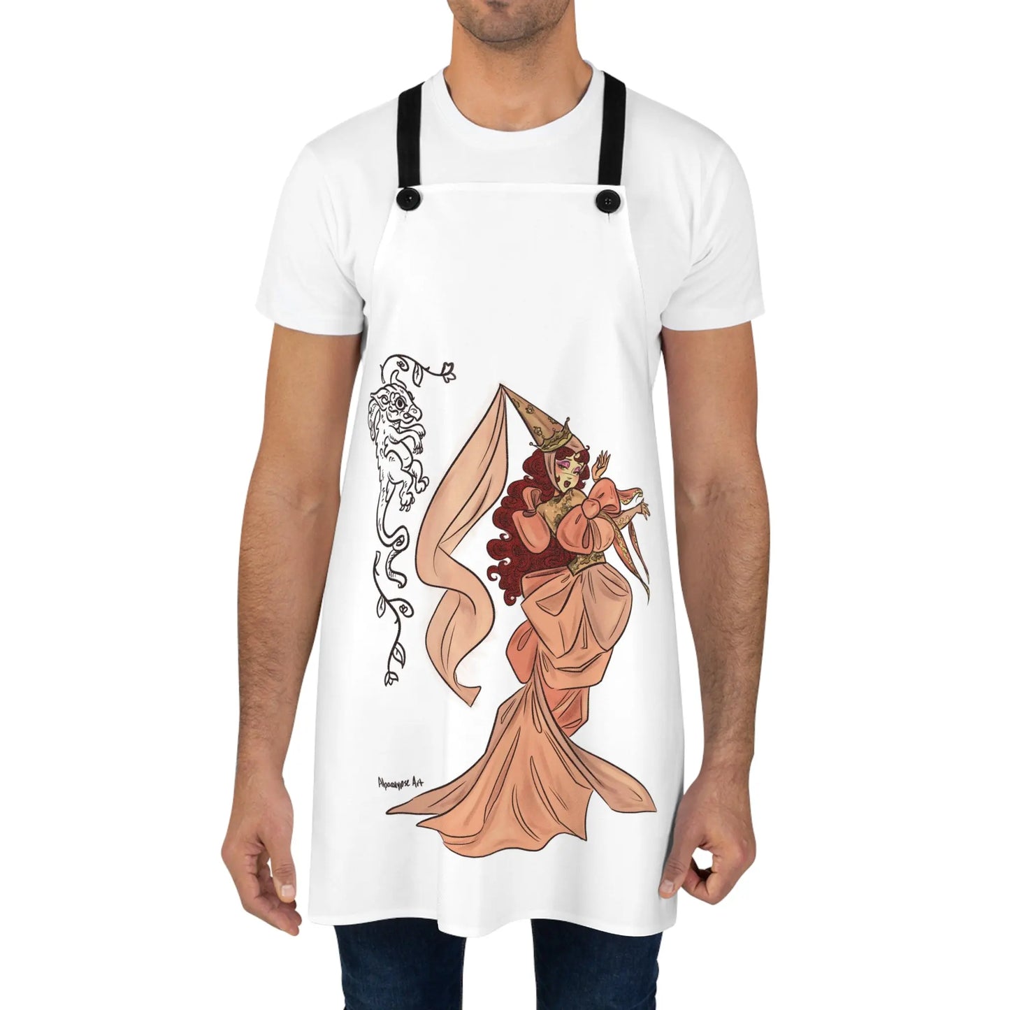 KC Princess Baking Apron Alpacalypse Art