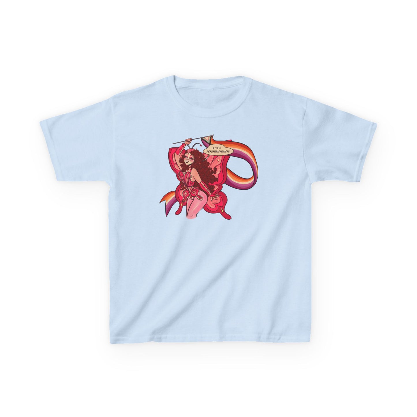 It's A Femininomenon Baby Tee by Alpacalypse Art