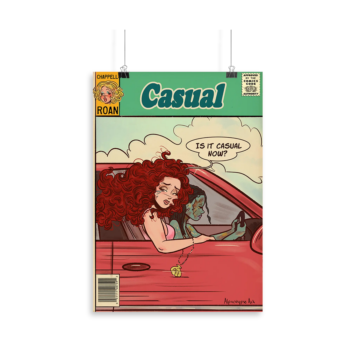 Casual Art Print Alpacalypse Art