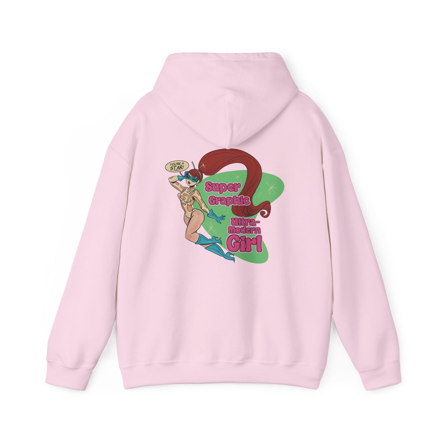 You're A Star Hoodie - Unisex Hooded Sweatshirt by Alpaclypse Art
