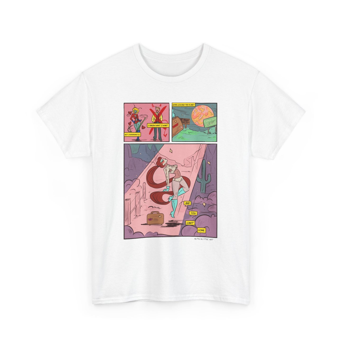 Not Overdramatic Unisex Tee by Alpacalypse Art
