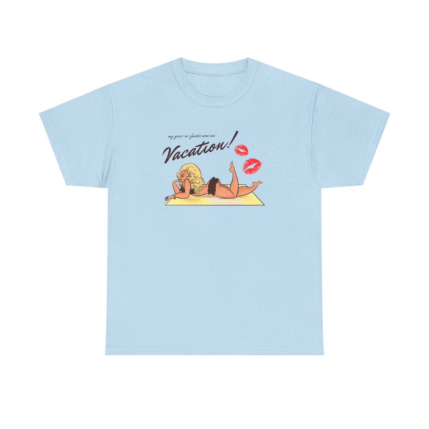 Vacation Unisex Tee by Alpacalypse Art