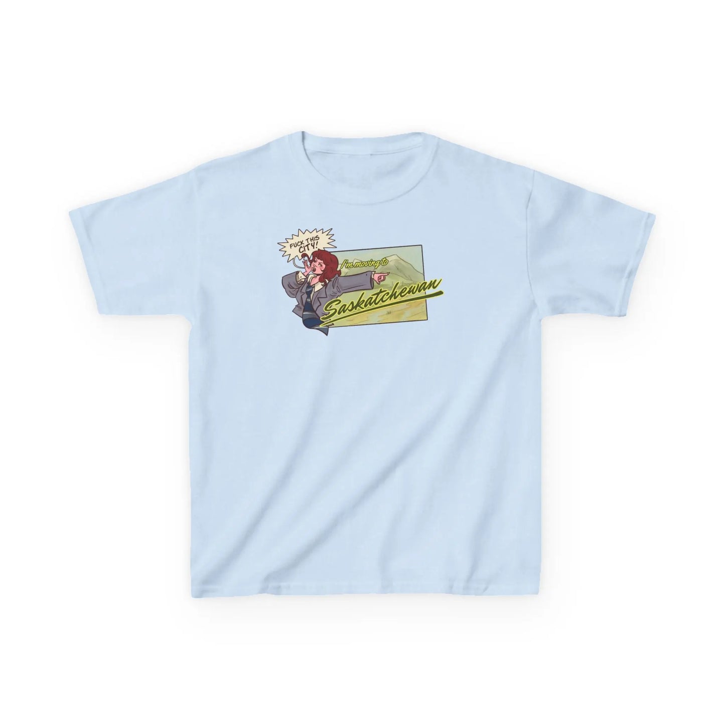 Fuck This City Baby Tee Alpacalypse Art