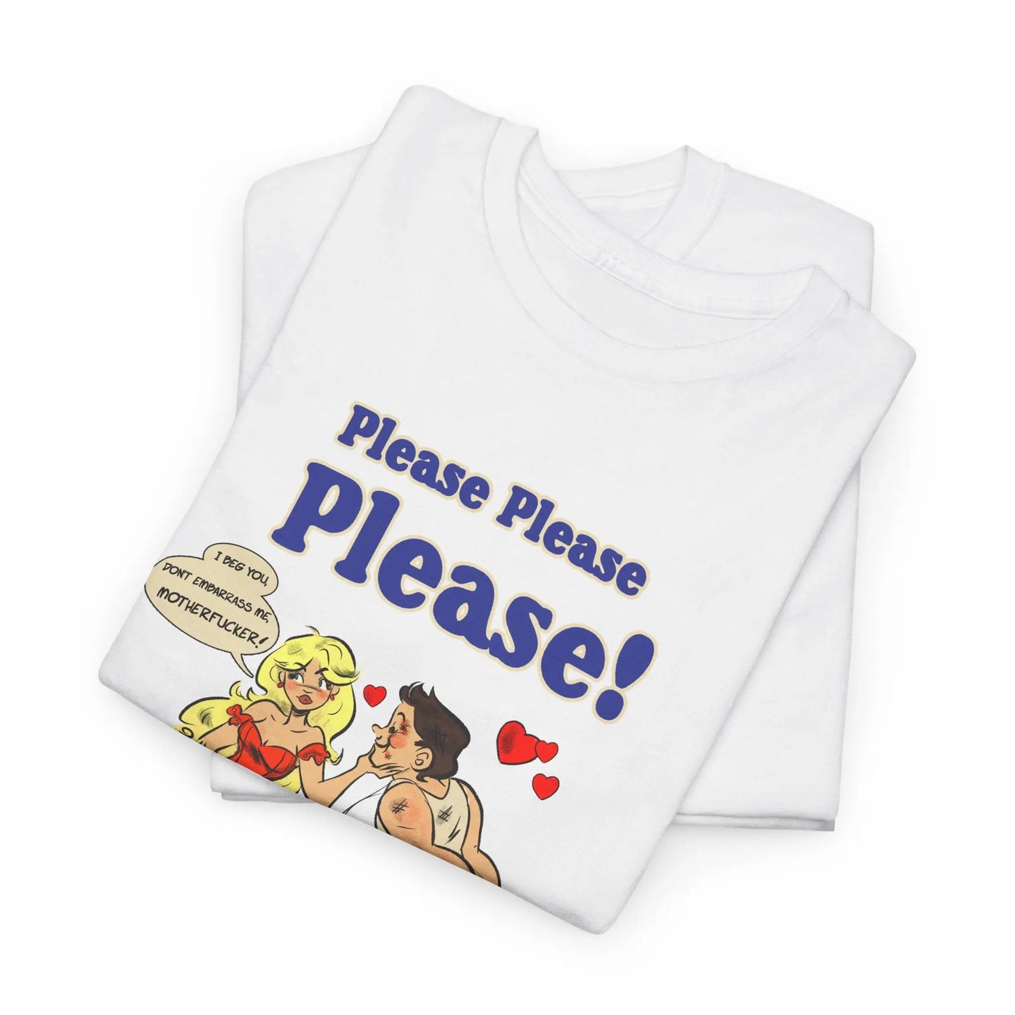 Please Please Please Unisex Tee Alpacalypse Art