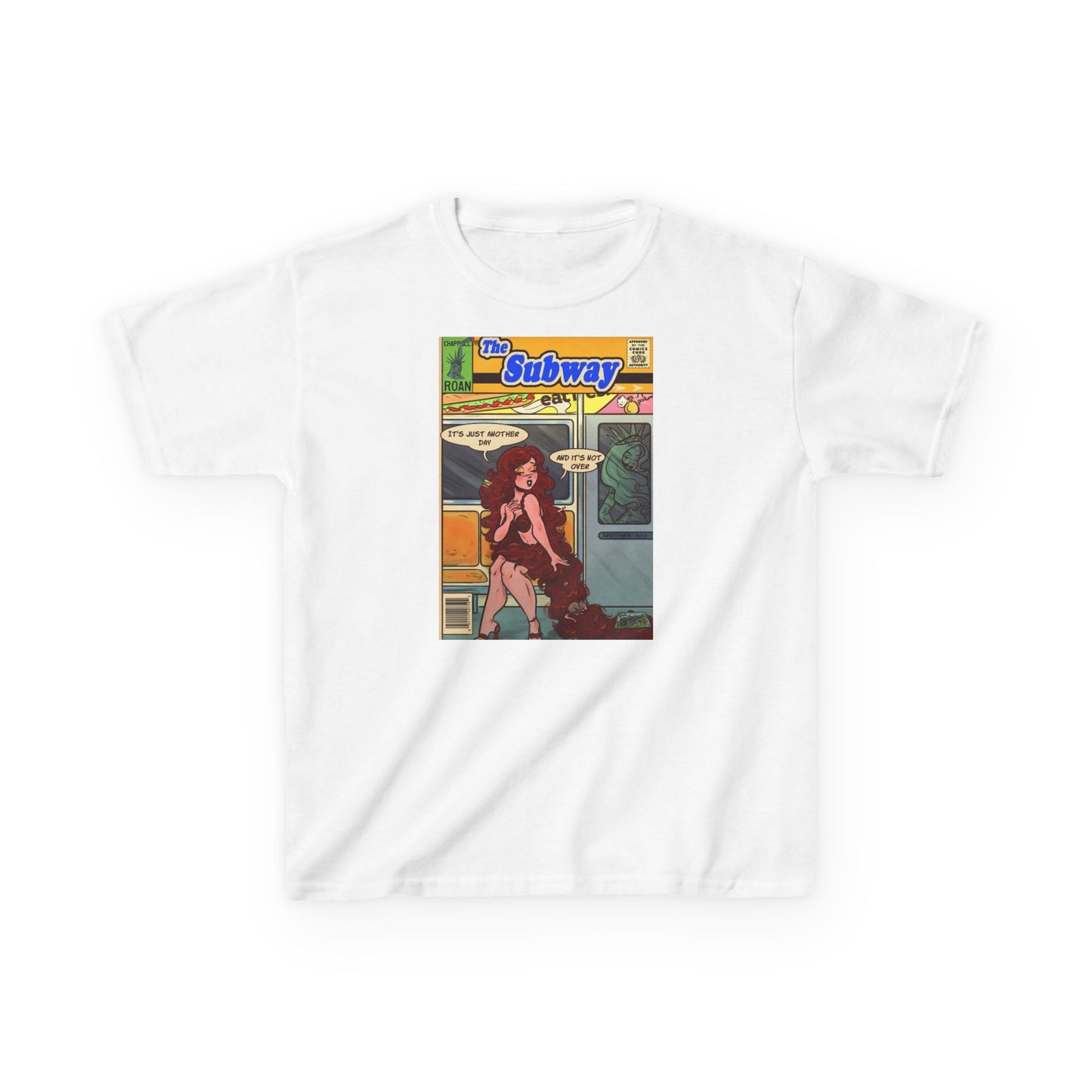 Subway Baby Tee by Alpacalypse Art