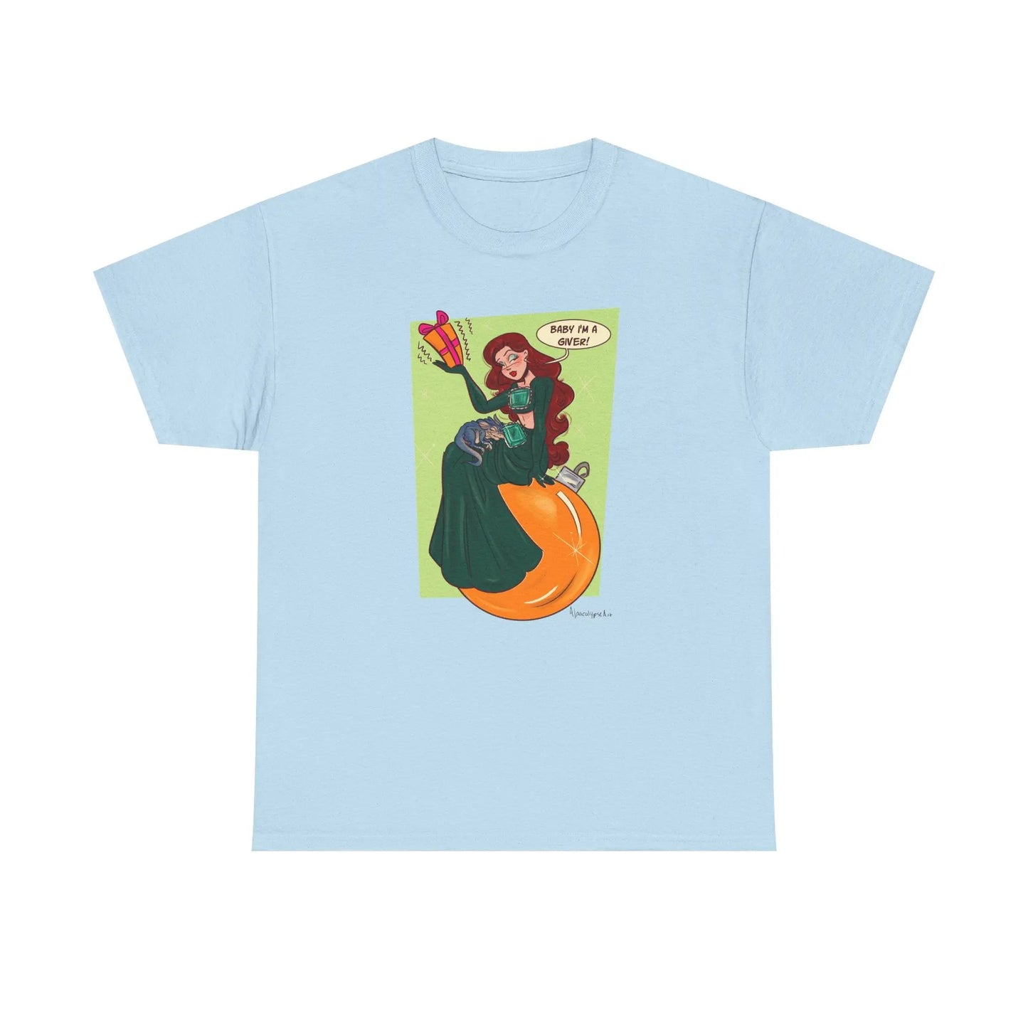 Chappell Giver Xmas Unisex Tee Alpacalypse Art