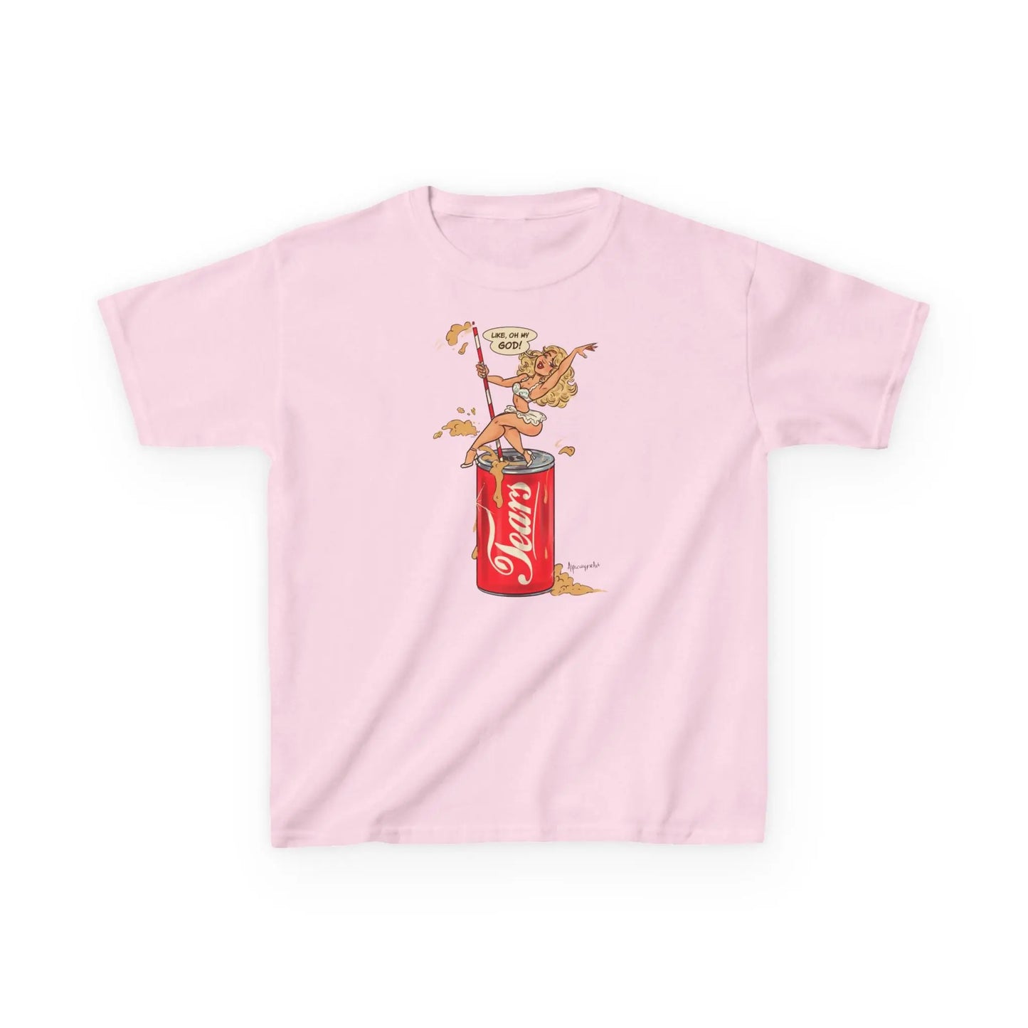 Sabrina Tears Soda Baby Tee Alpacalypse Art