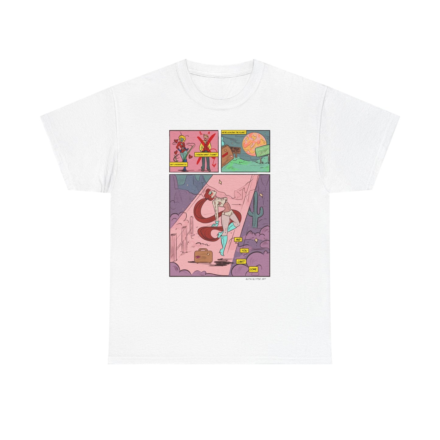 Not Overdramatic Unisex Tee by Alpacalypse Art