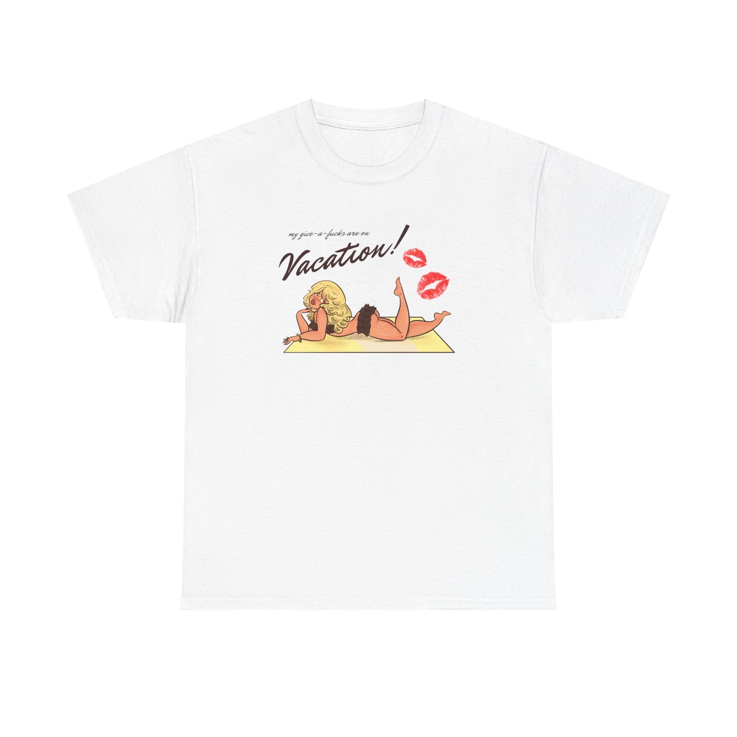 Vacation Unisex Tee by Alpacalypse Art
