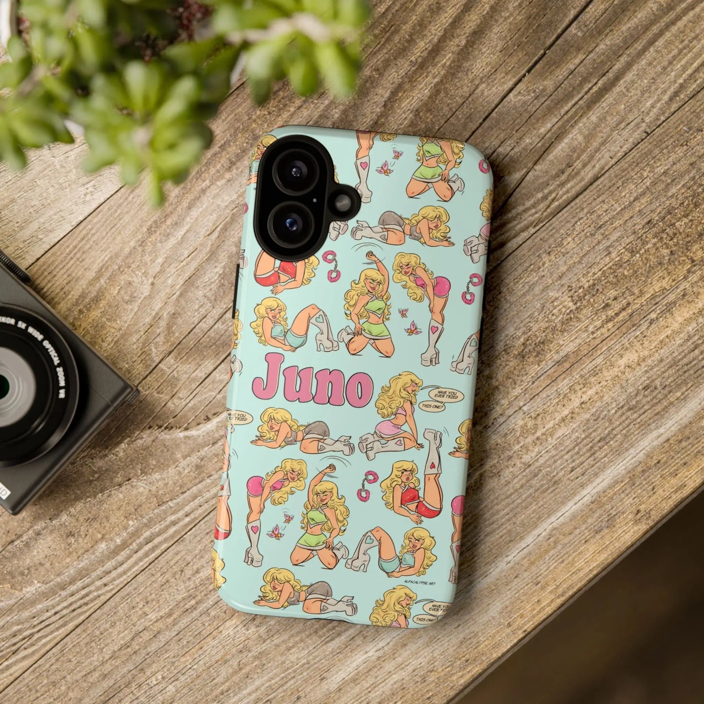 Juno Phone Case Alpacalypse Art
