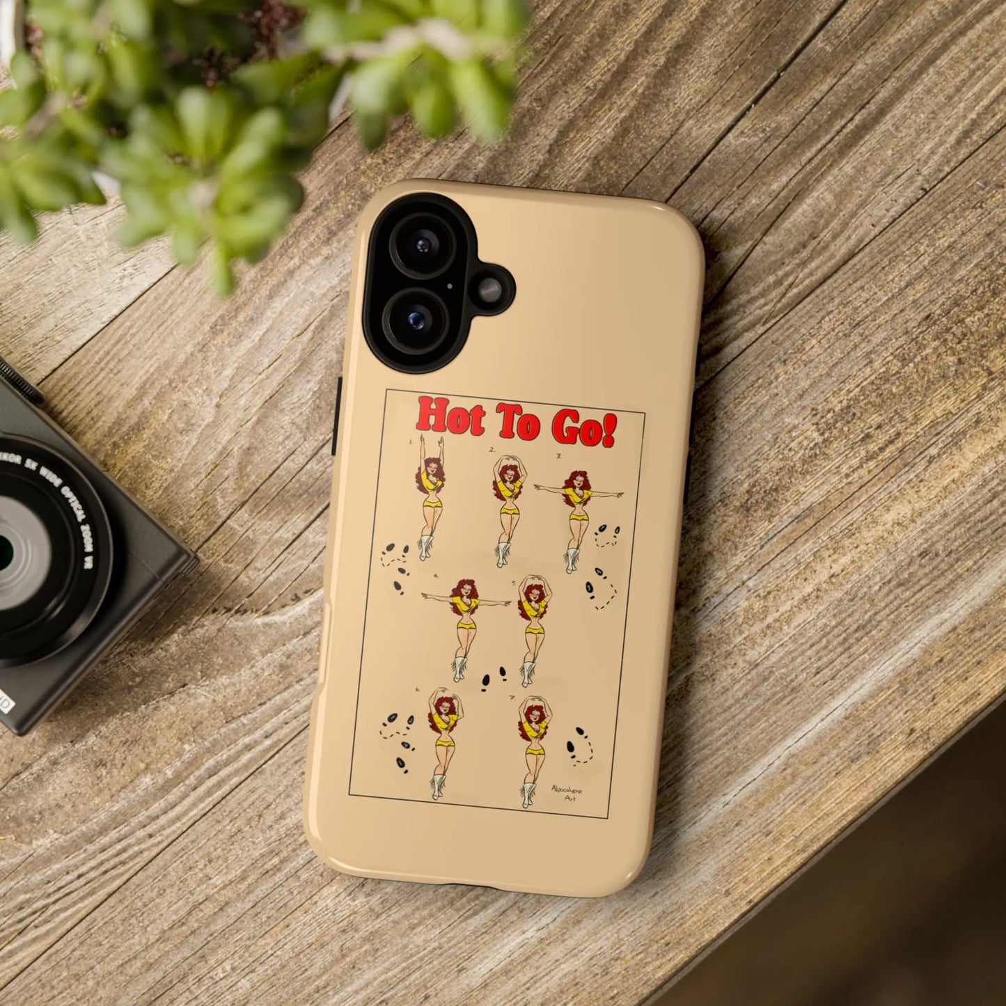 Hot To Go Phone Case Alpacalypse Art