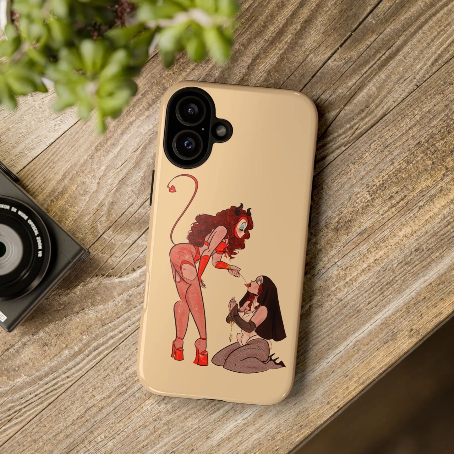Devil Phone Case Alpacalypse Art