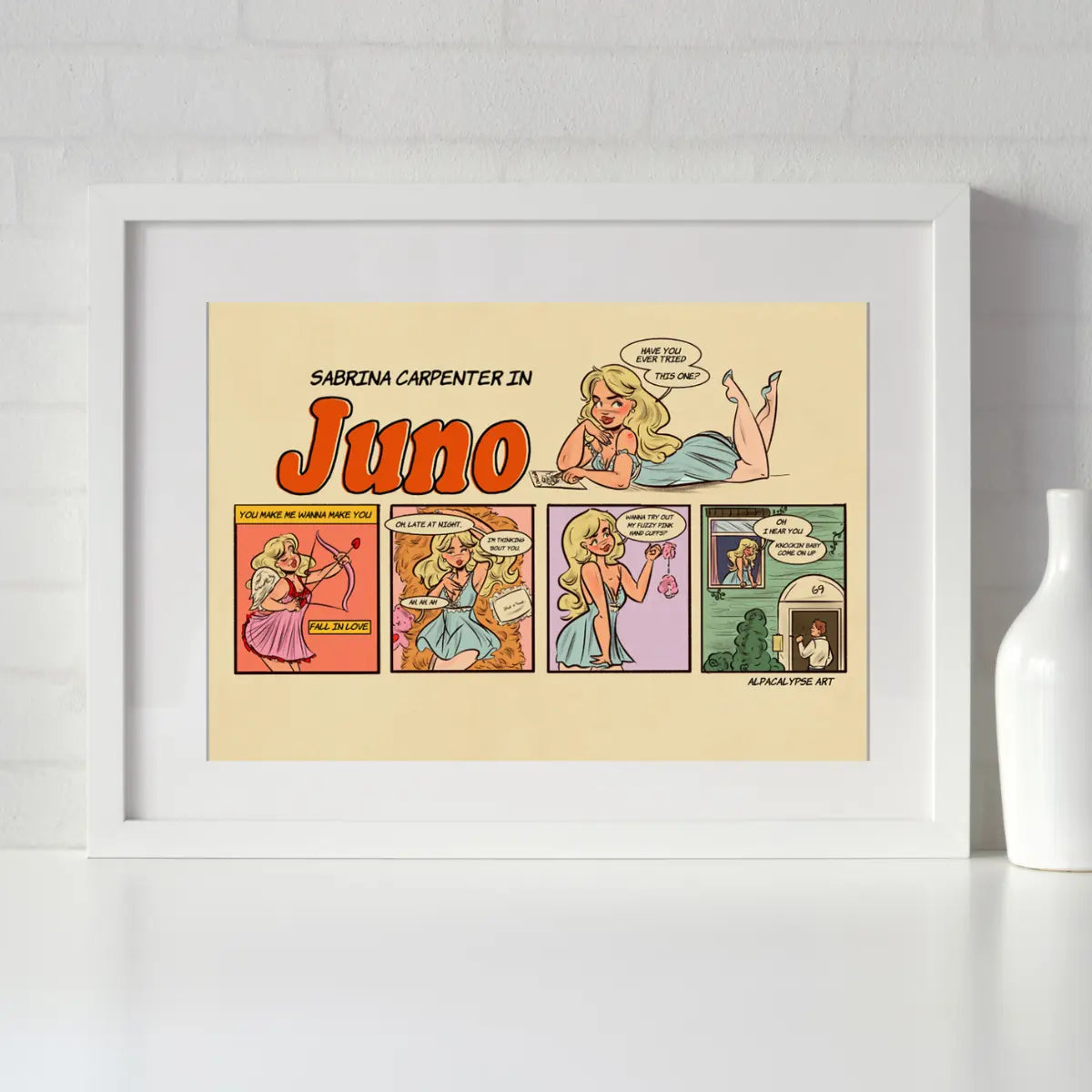 Juno Art Print Alpacalypse Art
