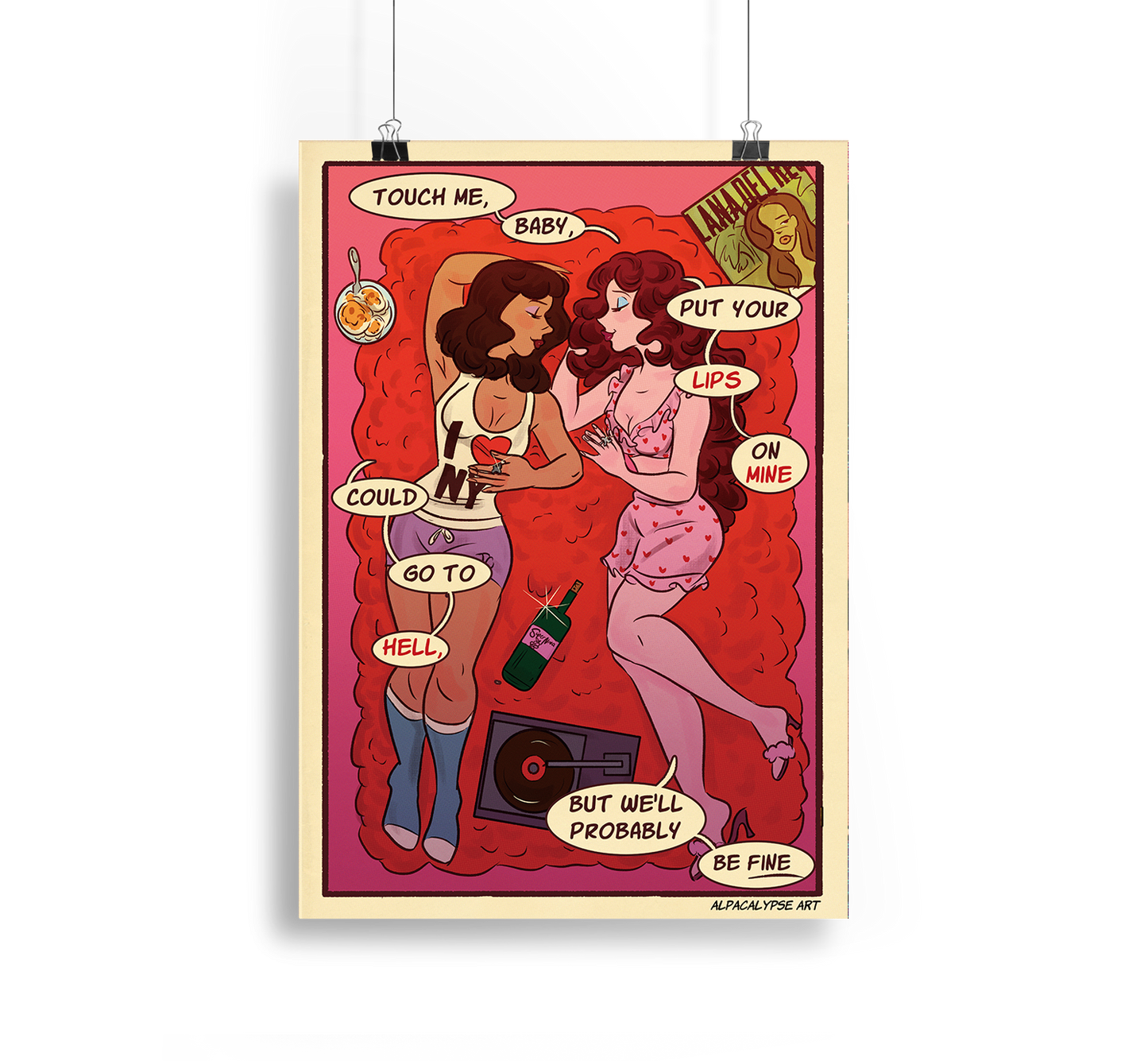 Chappell Roan's Naked In Manhattan Comic (Page 3) Alpacalypse Art