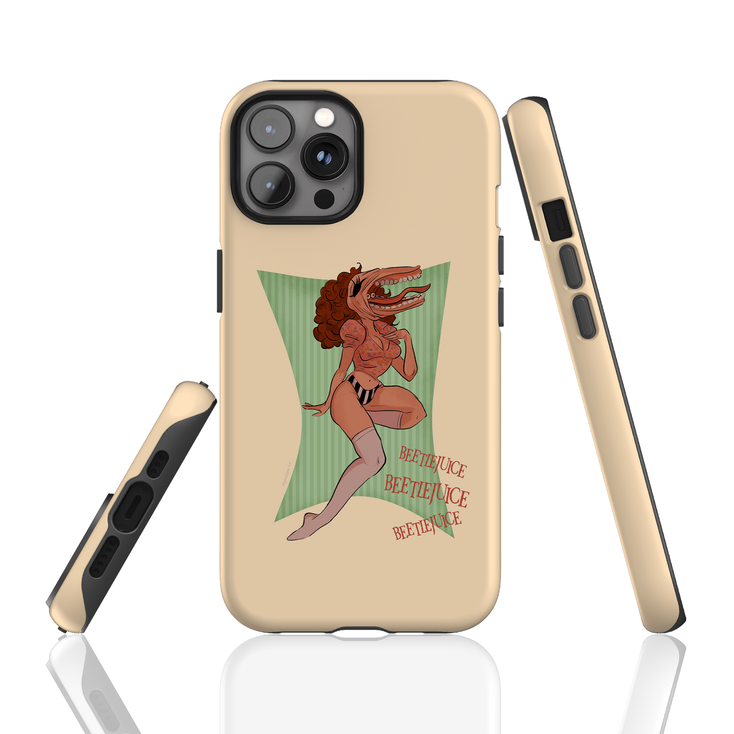 Beetlejuice Phone Case By Alpacalypse Art