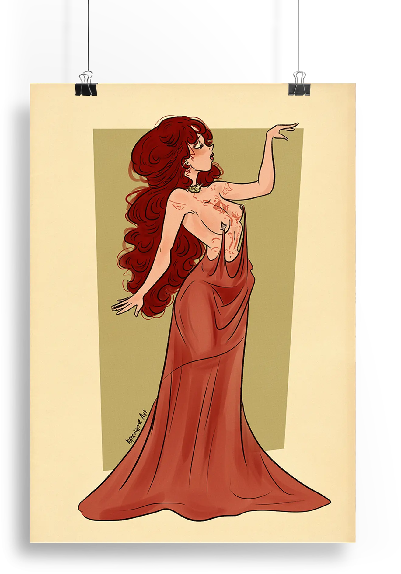Nippy Chappell Print Alpacalypse Art