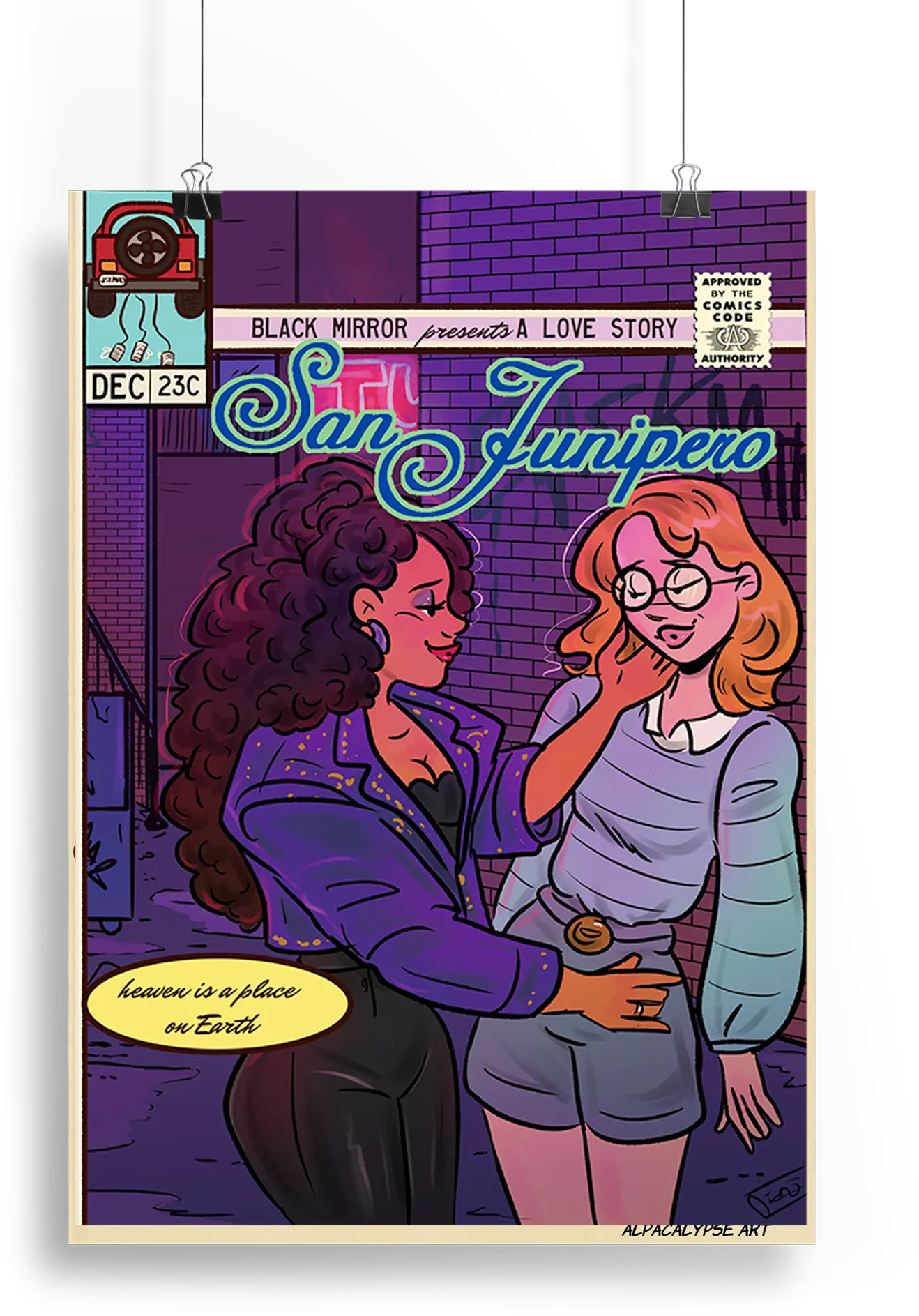 San Junipero Print Alpacalypse Art