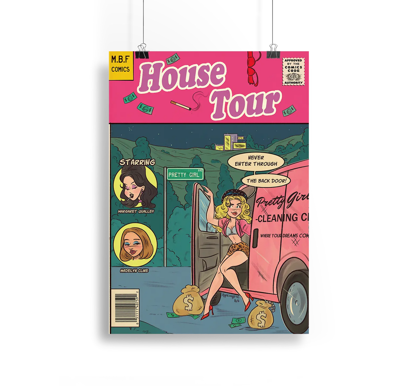 Sabrina's House Tour Print Alpacalypse Art