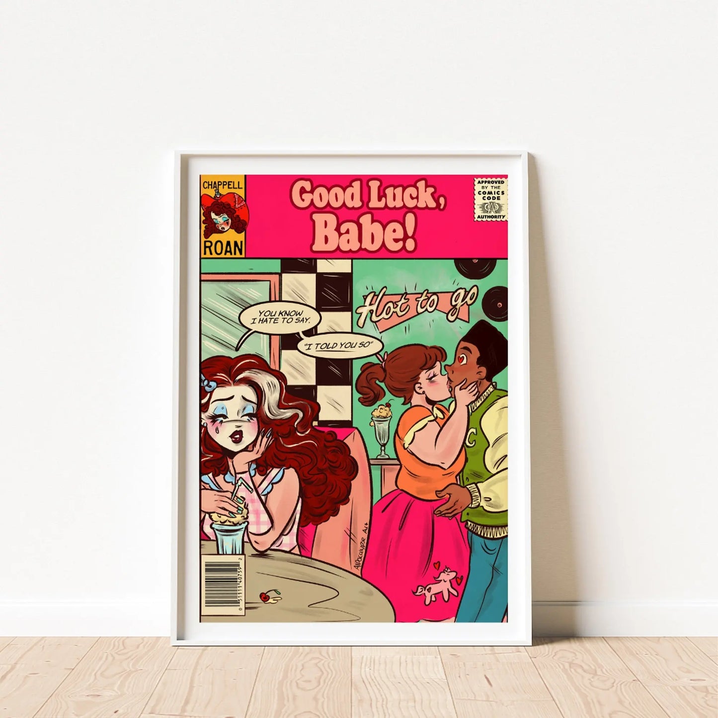 Good Luck, Babe! Art Print Alpacalypse Art