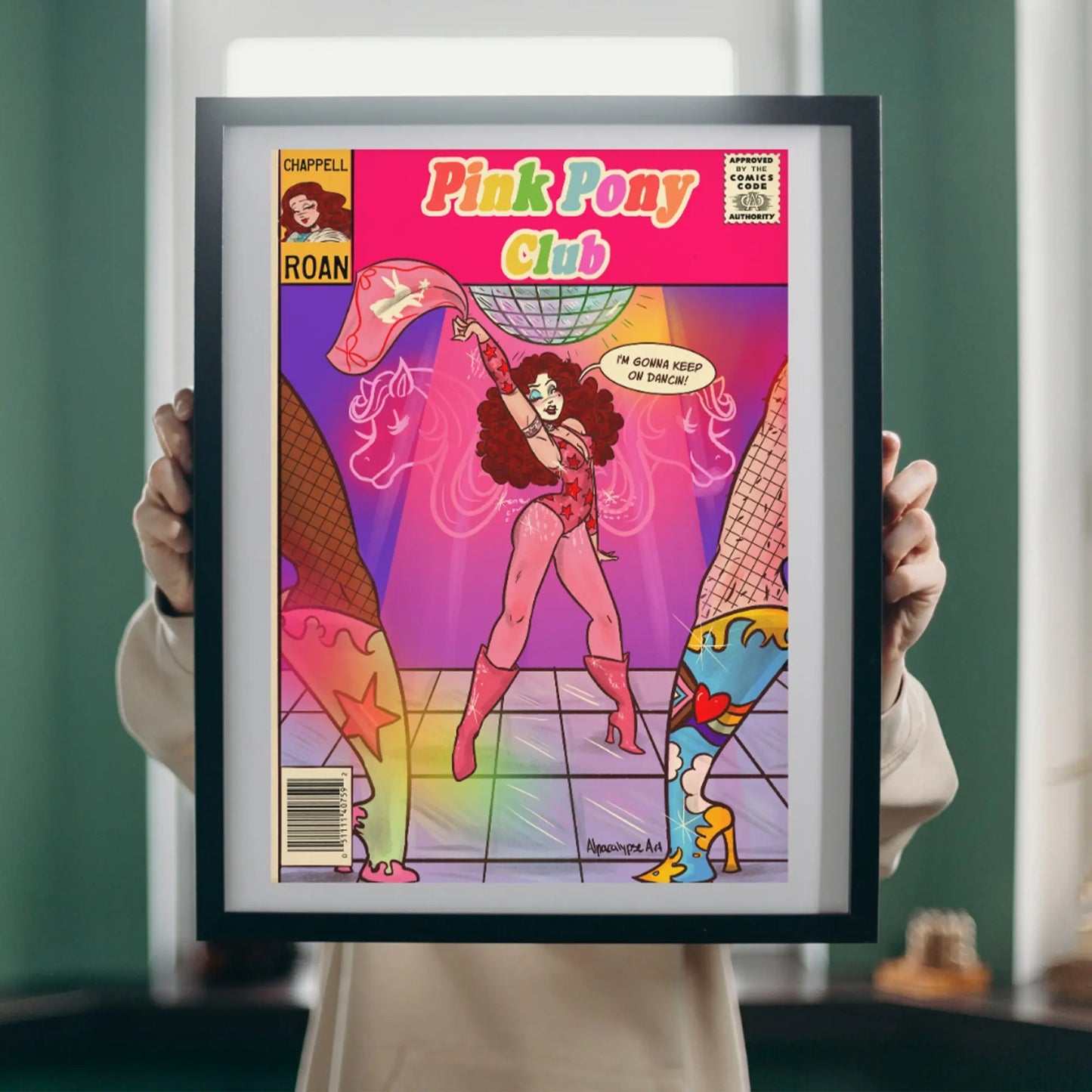 Pink Pony Club Art Print Alpacalypse Art