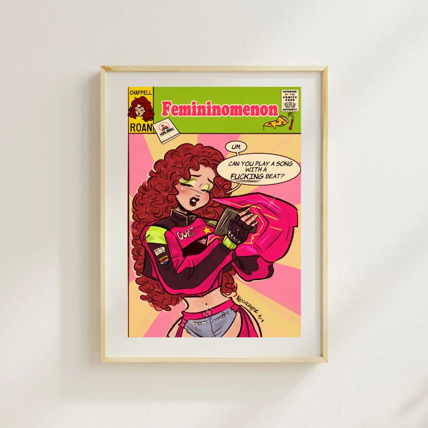Femininomenon Art Print Alpacalypse Art