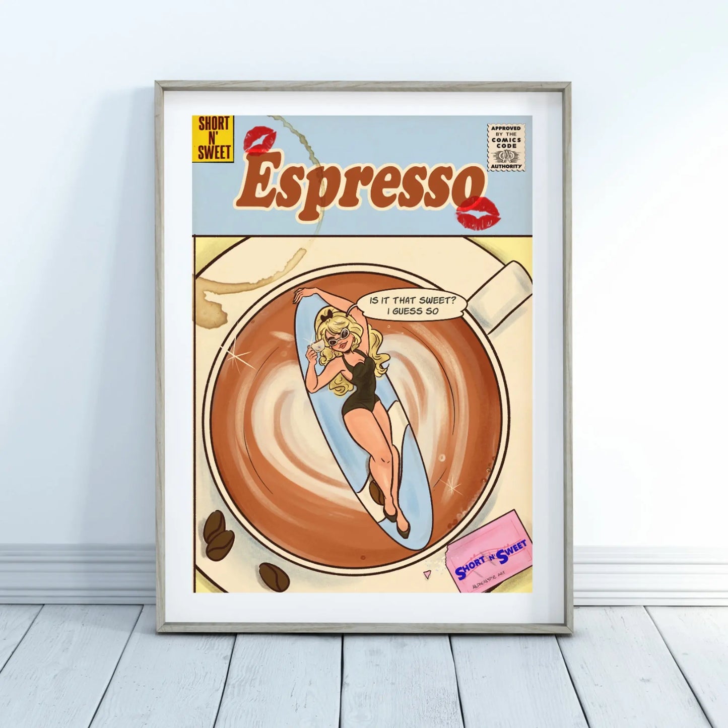 Espresso Art Print Alpacalypse Art