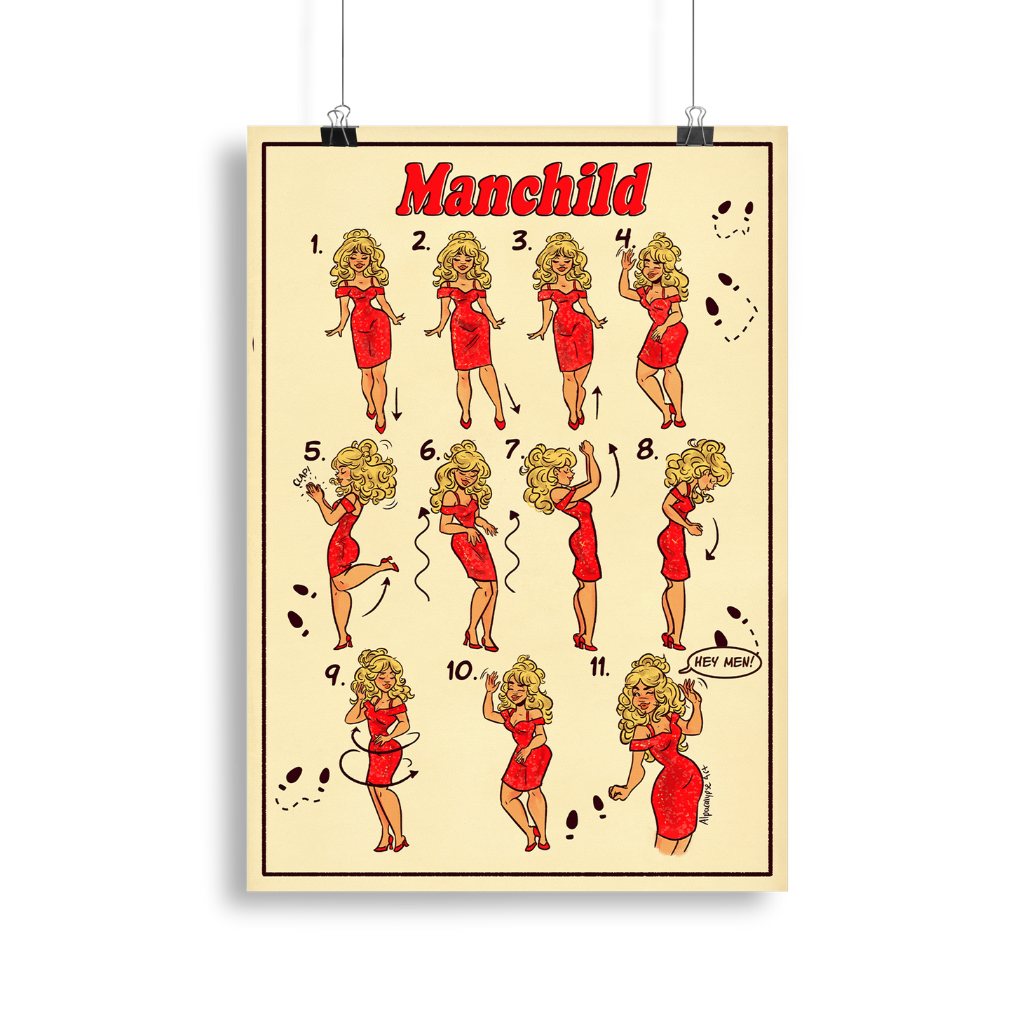 Manchild Art Print