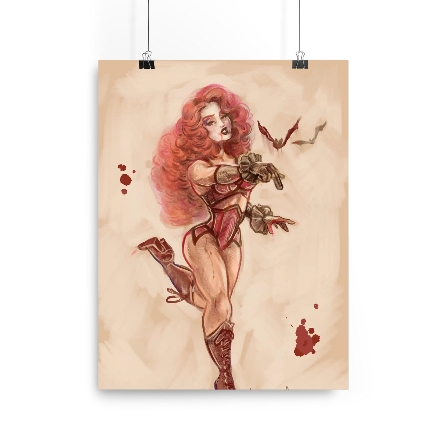 Vampiroan Art Print Alpacalypse Art