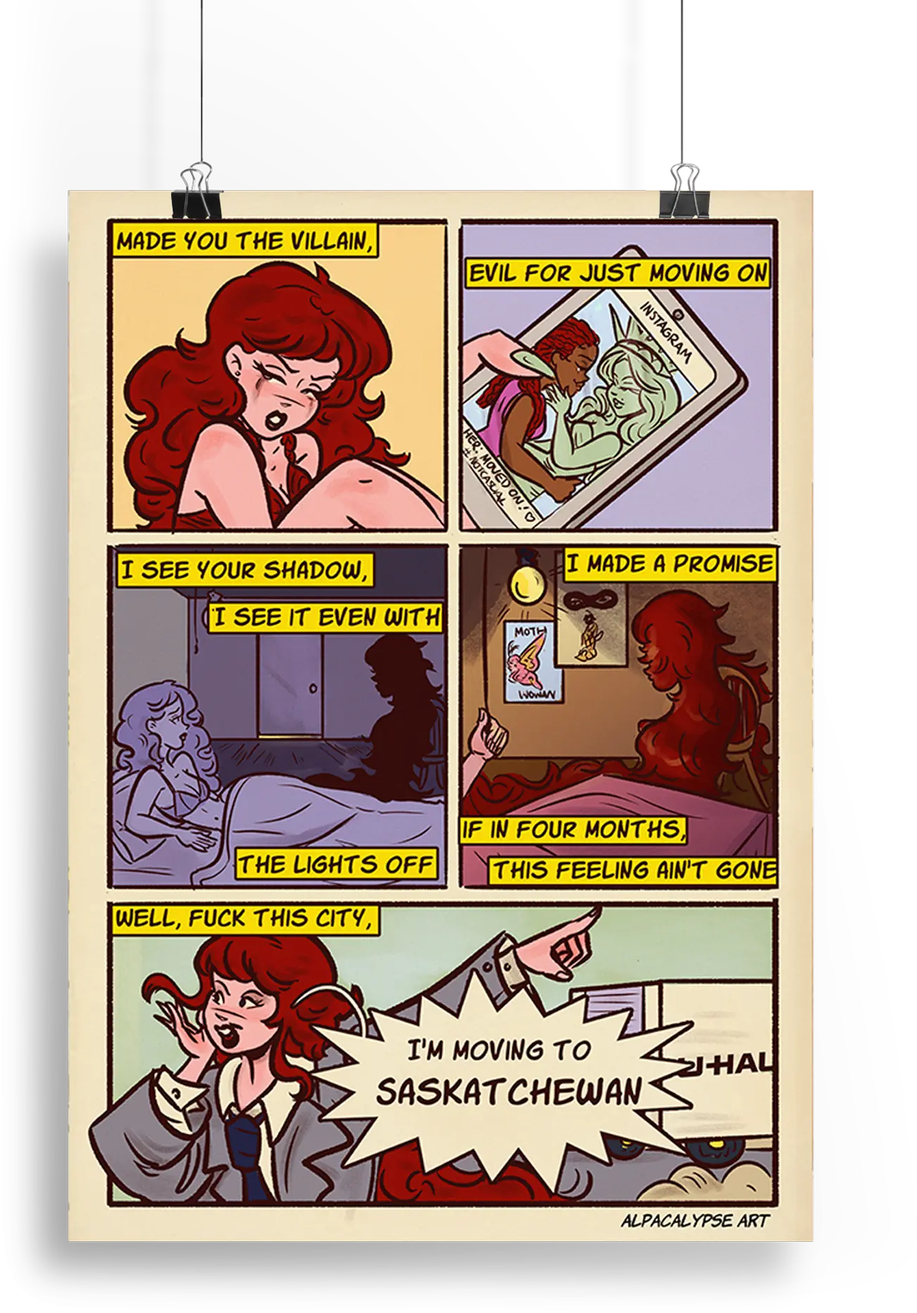 Subway Comic Art Print (Page 4) Alpacalypse Art