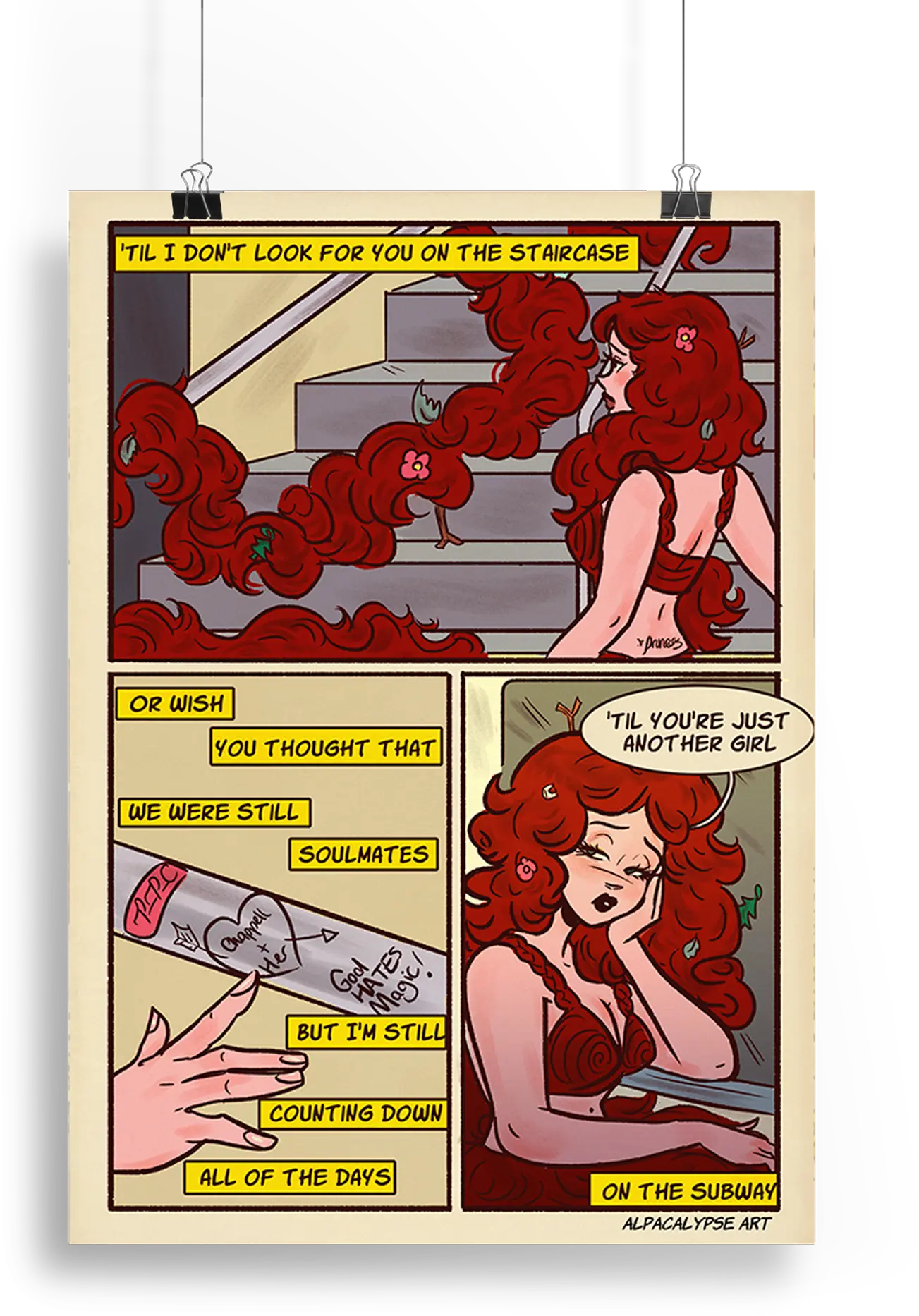 Subway Comic Art Print (Page 3) Alpacalypse Art