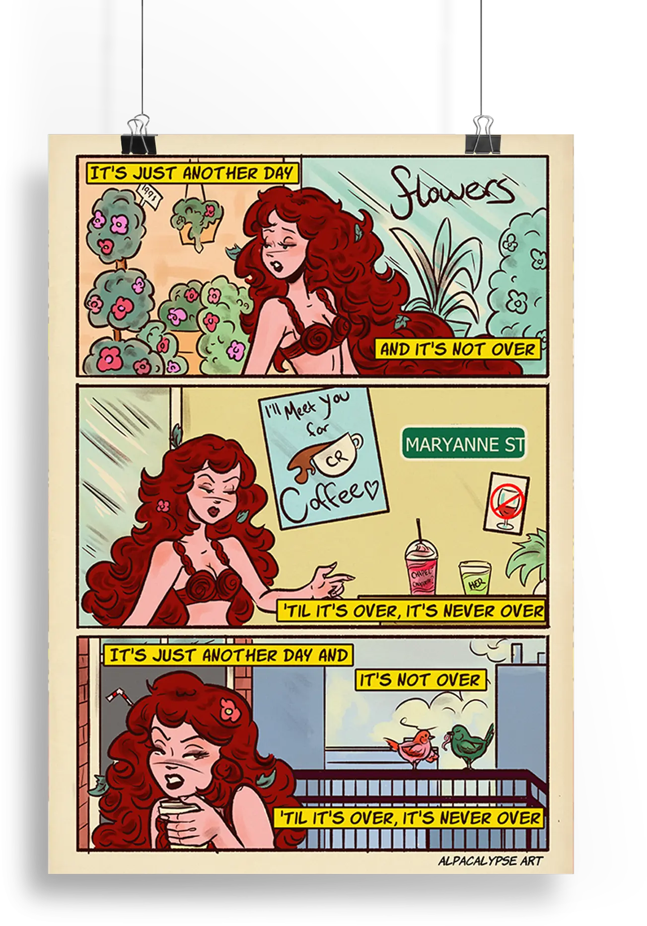 Subway Comic Art Print (Page 2) Alpacalypse Art
