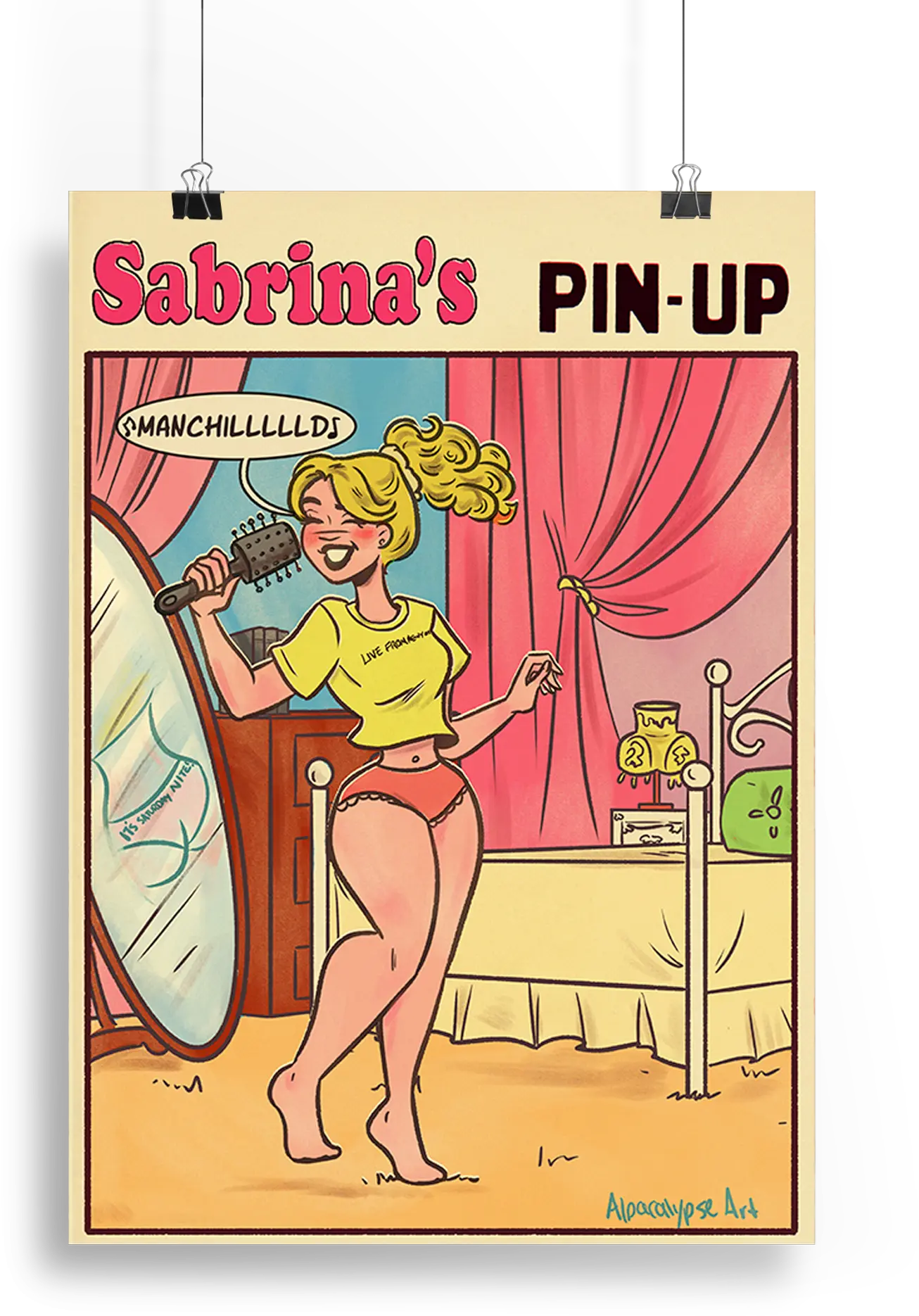 Sabrina Manchild Print Alpacalypse Art