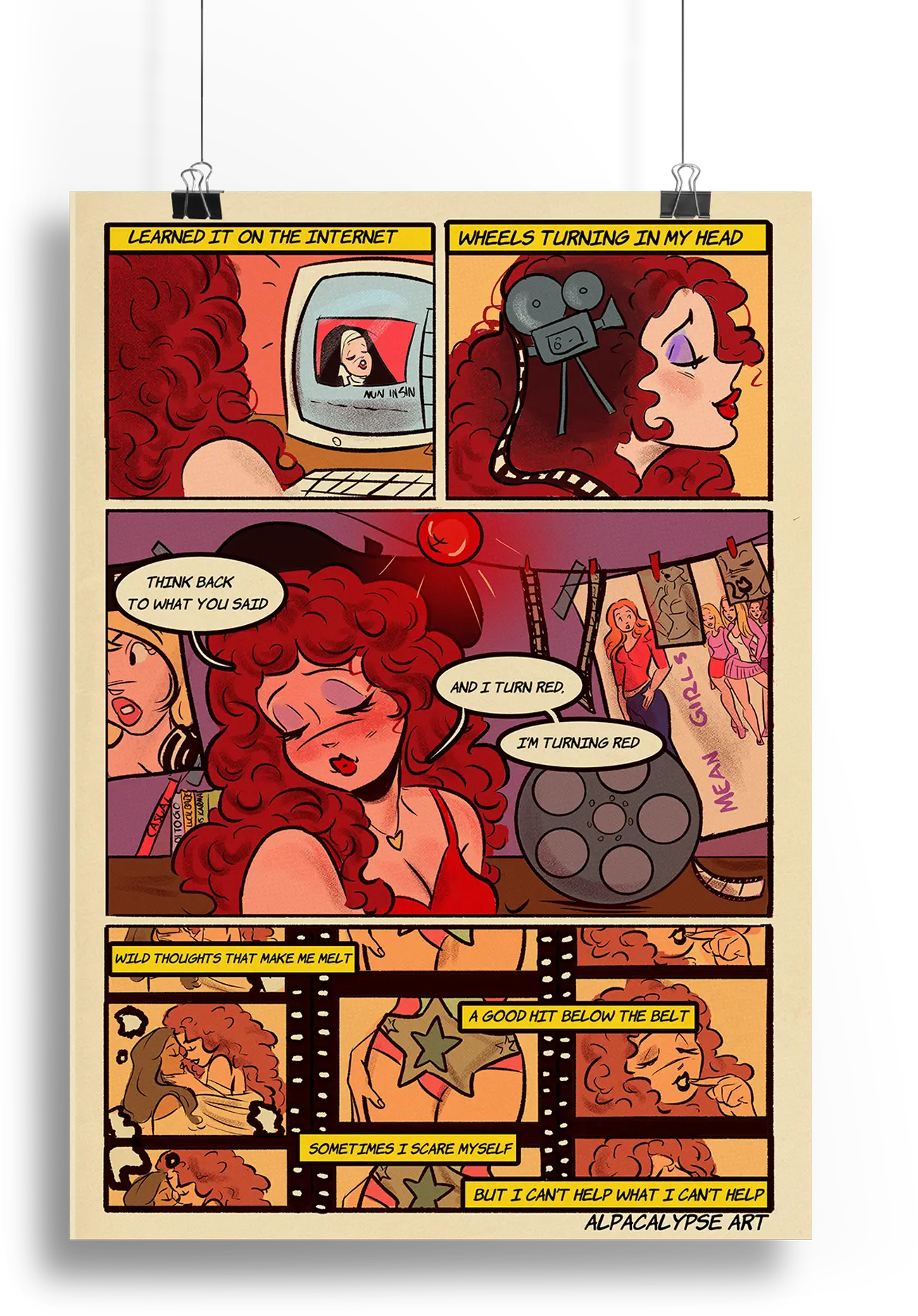 Guilty Pleasures Comic Art Print (Page 2) Alpacalypse Art