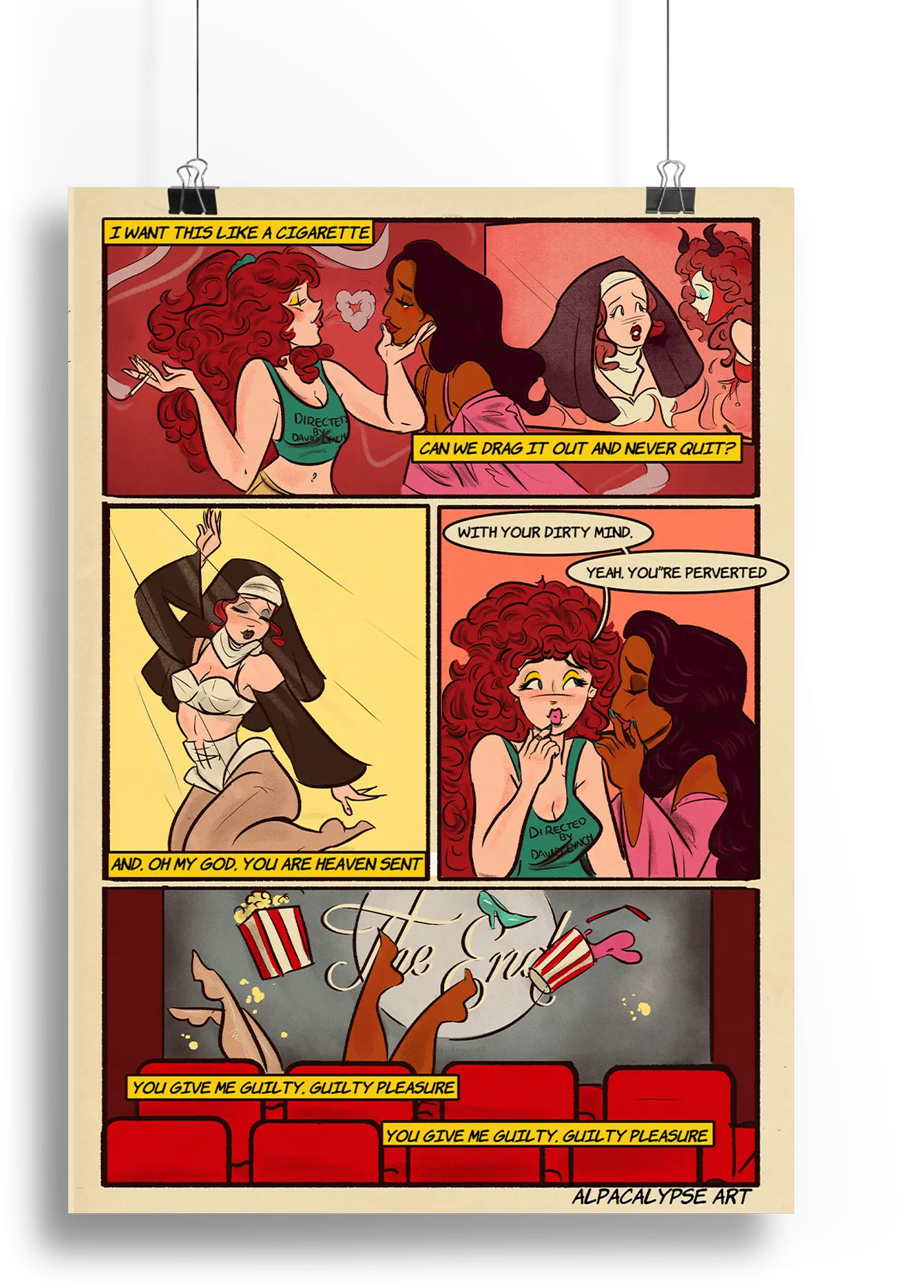 Guilty Pleasures Comic Art Print (Page 4) Alpacalypse Art
