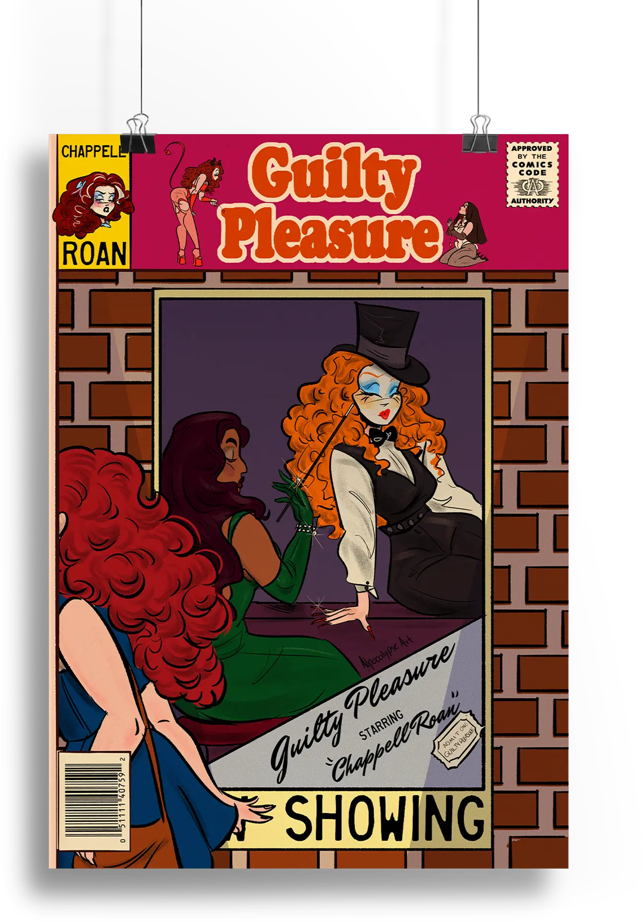 Guilty Pleasures Comic Art Print (Page 1) Alpacalypse Art