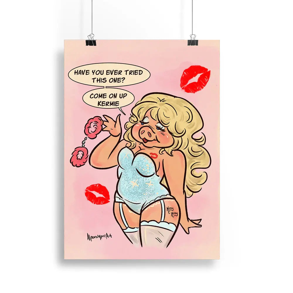 Juno Piggy Print Alpacalypse Art