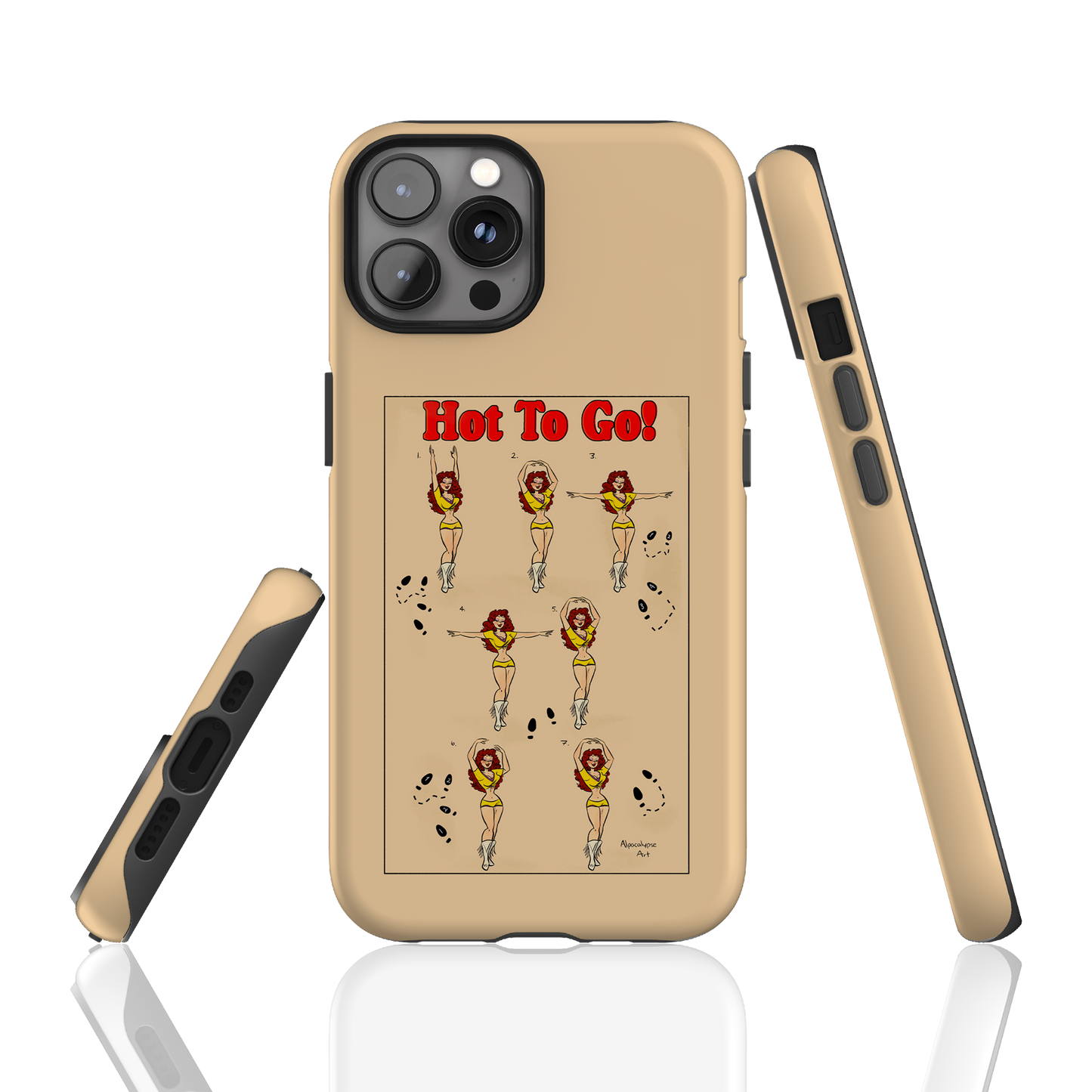 Hot To Go Phone Case By Alpacalypse Art