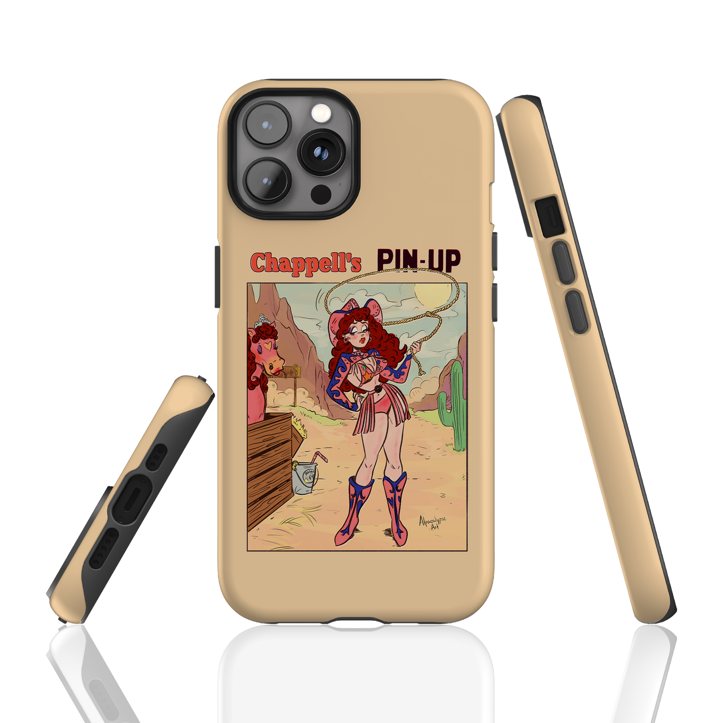 Pink Pony Club Phone Case By Alpacalypse Art