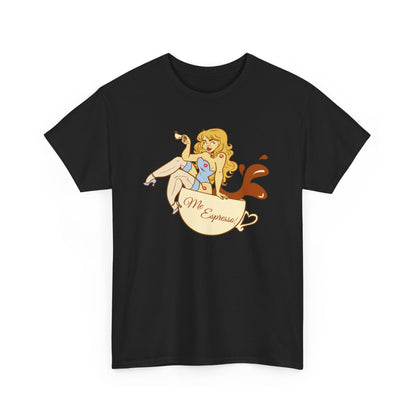 Me Espresso Unisex Tee by Alpacalypse Art