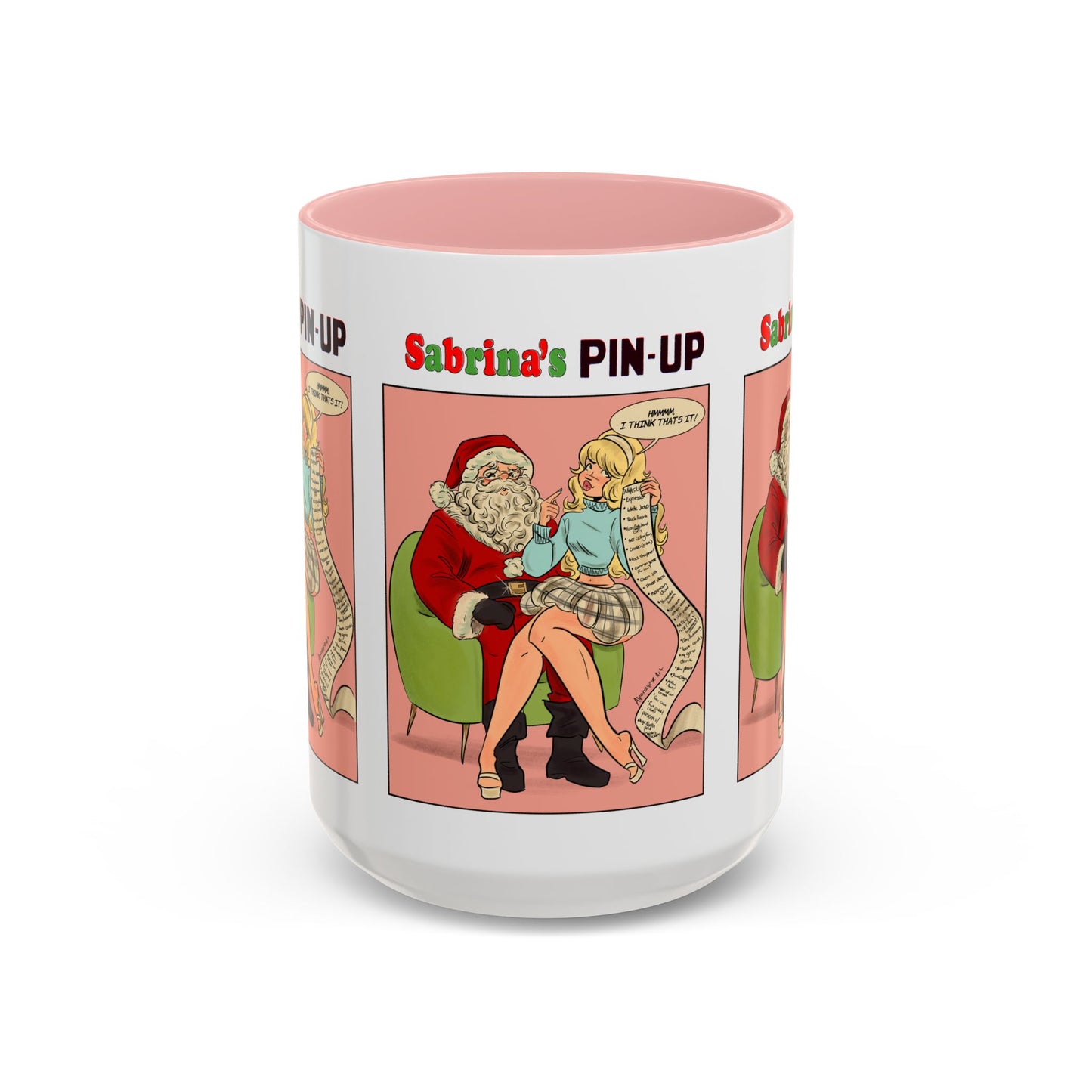 Sabrin'a Pin Up Christmas Mug