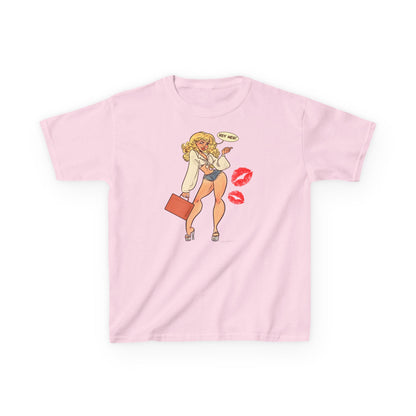 Hey Men Baby Tee by Alpacalypse Art