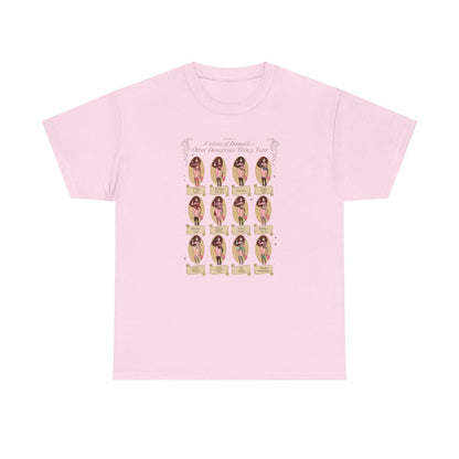 Visions of Damsels and Other Dangerous Things T-Shirt — Chappell Roan Tee Alpacalypse Art