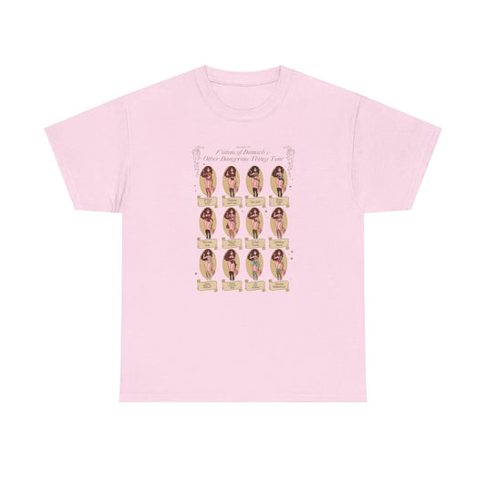 Visions of Damsels and Other Dangerous Things T-Shirt — Chappell Roan Tee Alpacalypse Art