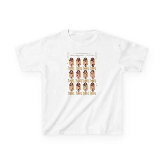 Chappell Roan "Visions of Damsels & Other Dangerous Things" Baby Tee Alpacalypse Art