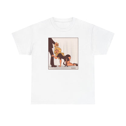 Mans Best Friend Unisex Tee by Alpacalypse Art