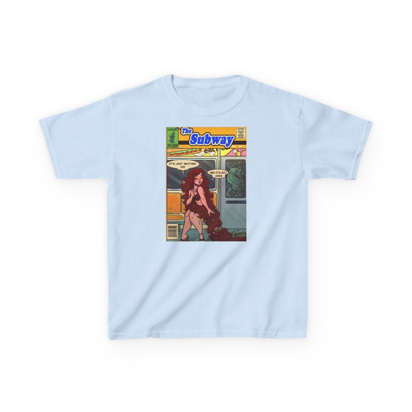 Subway Baby Tee by Alpacalypse Art