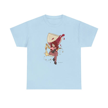 Chappell Pin Up Unisex Tee Alpacalypse Art