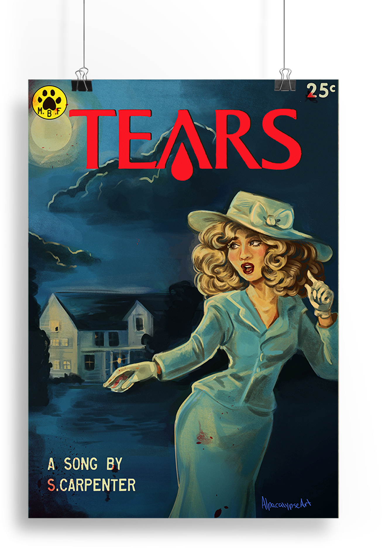 Sabrina Tears Art Print