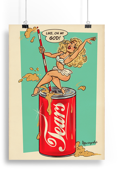 Sabrina Tears Soda Art Print