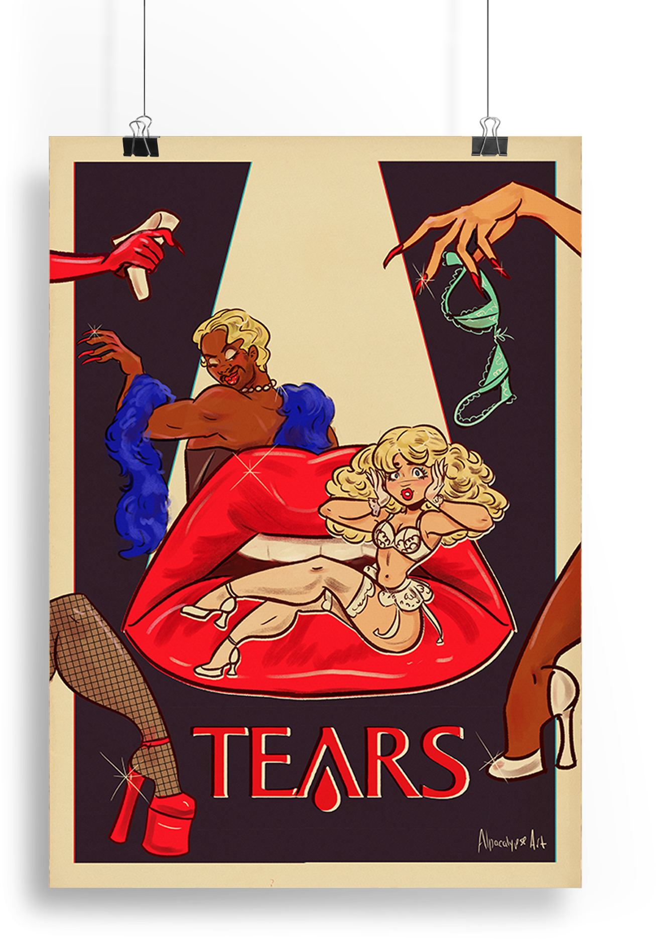 Sabrina Horror Show Art Print
